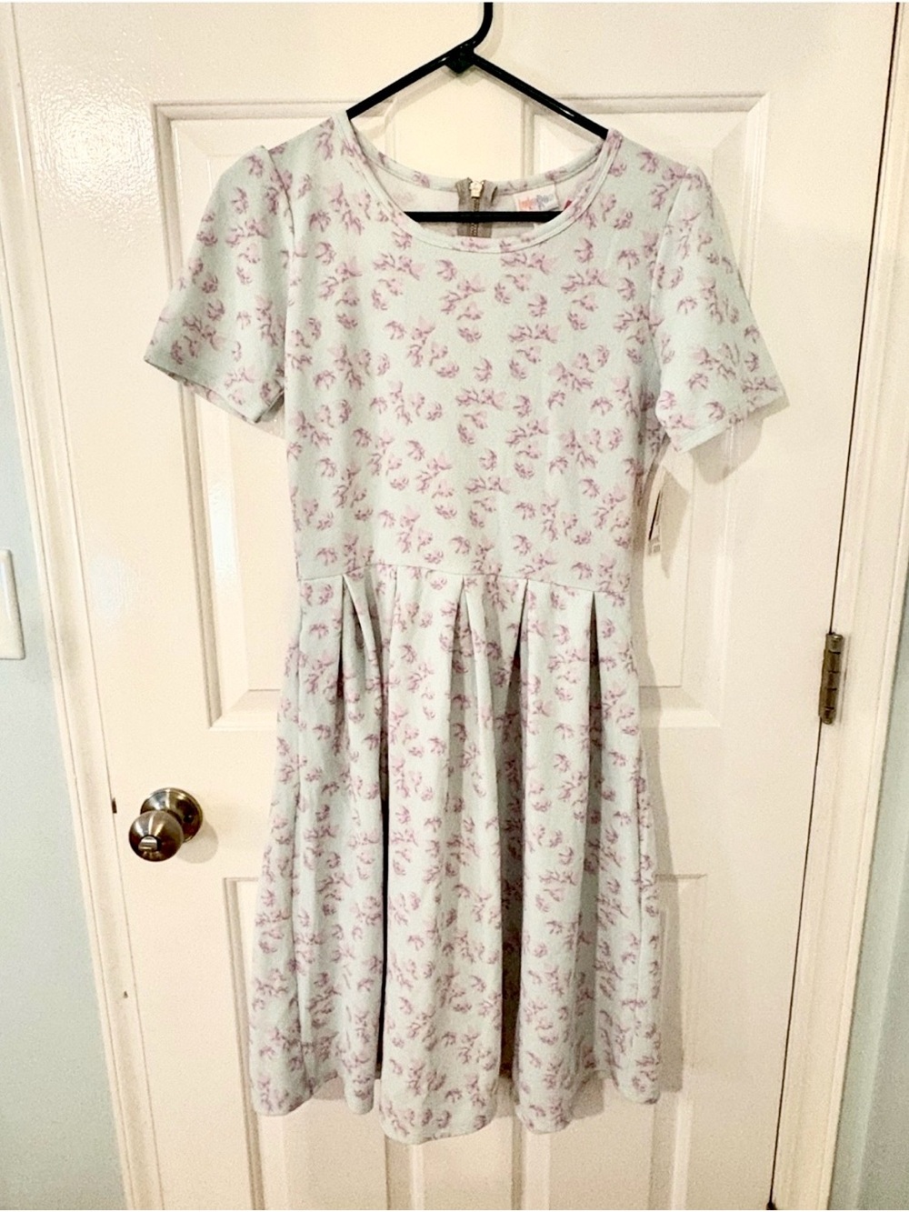 LuLaRoe Amelia Dress Medium NWT Pastel Floral cottagecore summer romantic